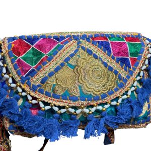 bandolera india- azul