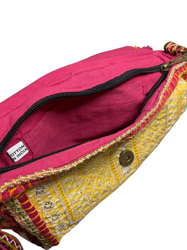 bandolera india- fuxia - Imagen 4