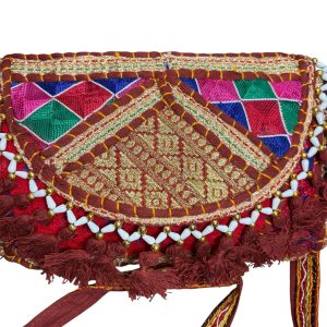 bandolera india- granate