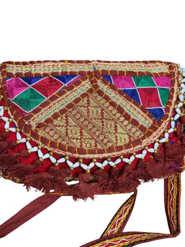 bandolera india- granate