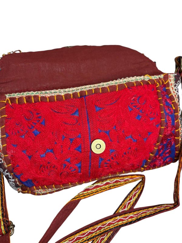bandolera india- granate - Imagen 2