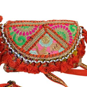 bandolera india- naranja