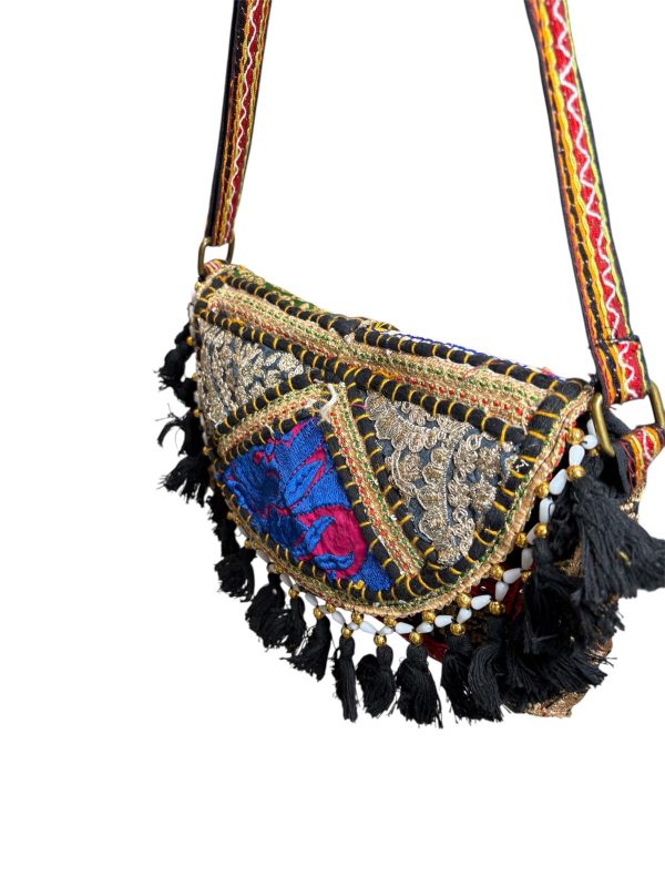 bandolera india- negra - Imagen 2