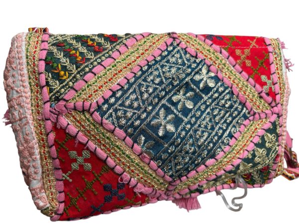 bandolera india- rosa - Imagen 3