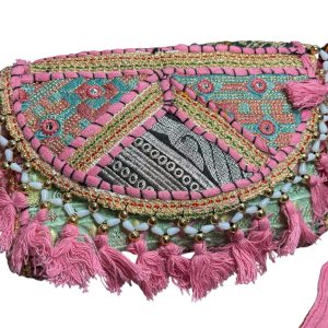 bandolera india- rosa