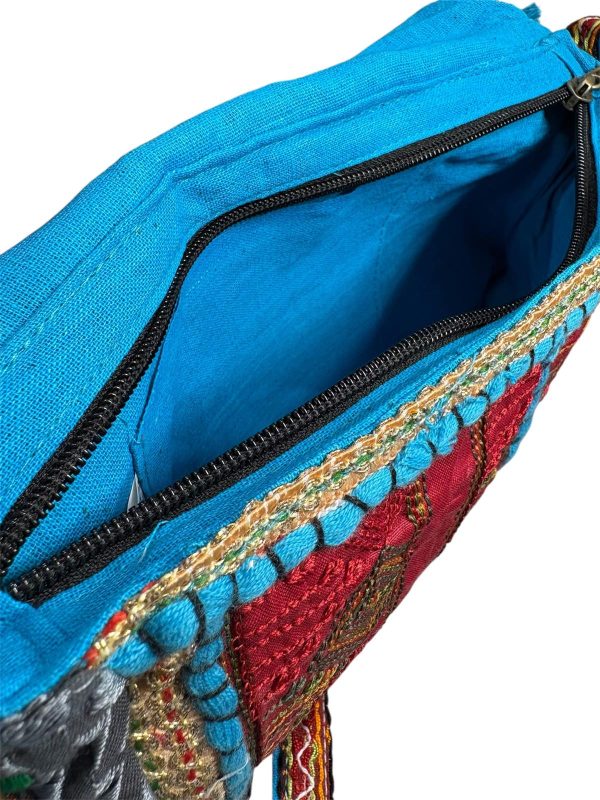 bandolera india - turquesa - Imagen 5