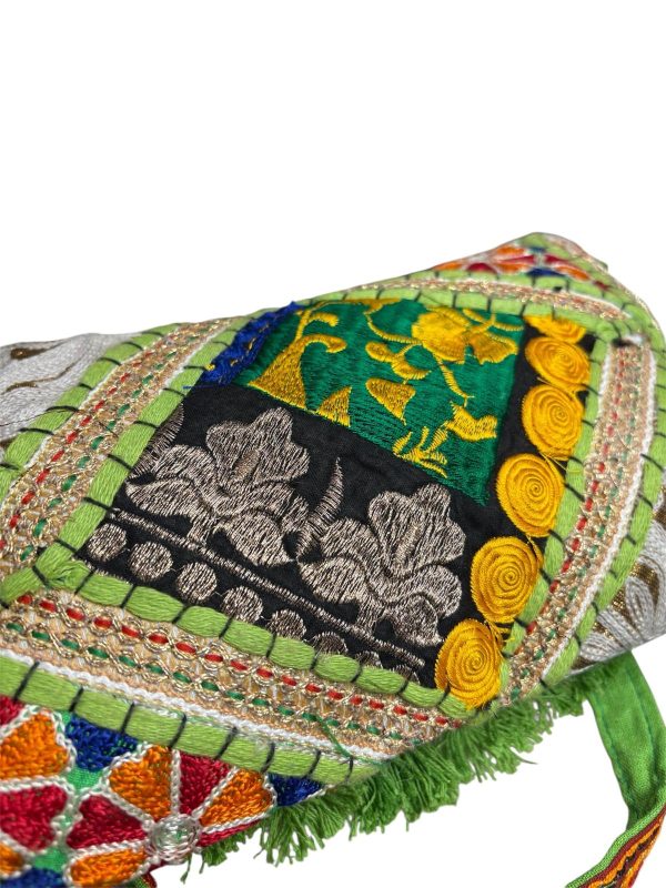 bandolera india - verde claro - Imagen 4