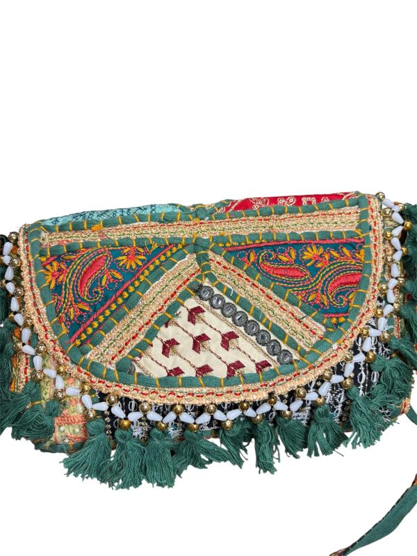 bandolera india- verde - Imagen 2
