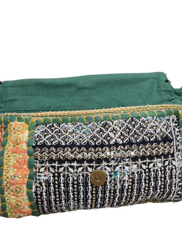 bandolera india- verde - Imagen 3