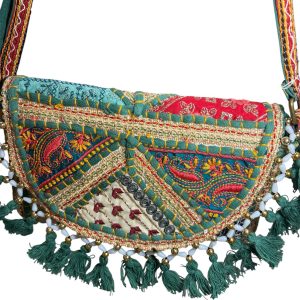 bandolera india- verde